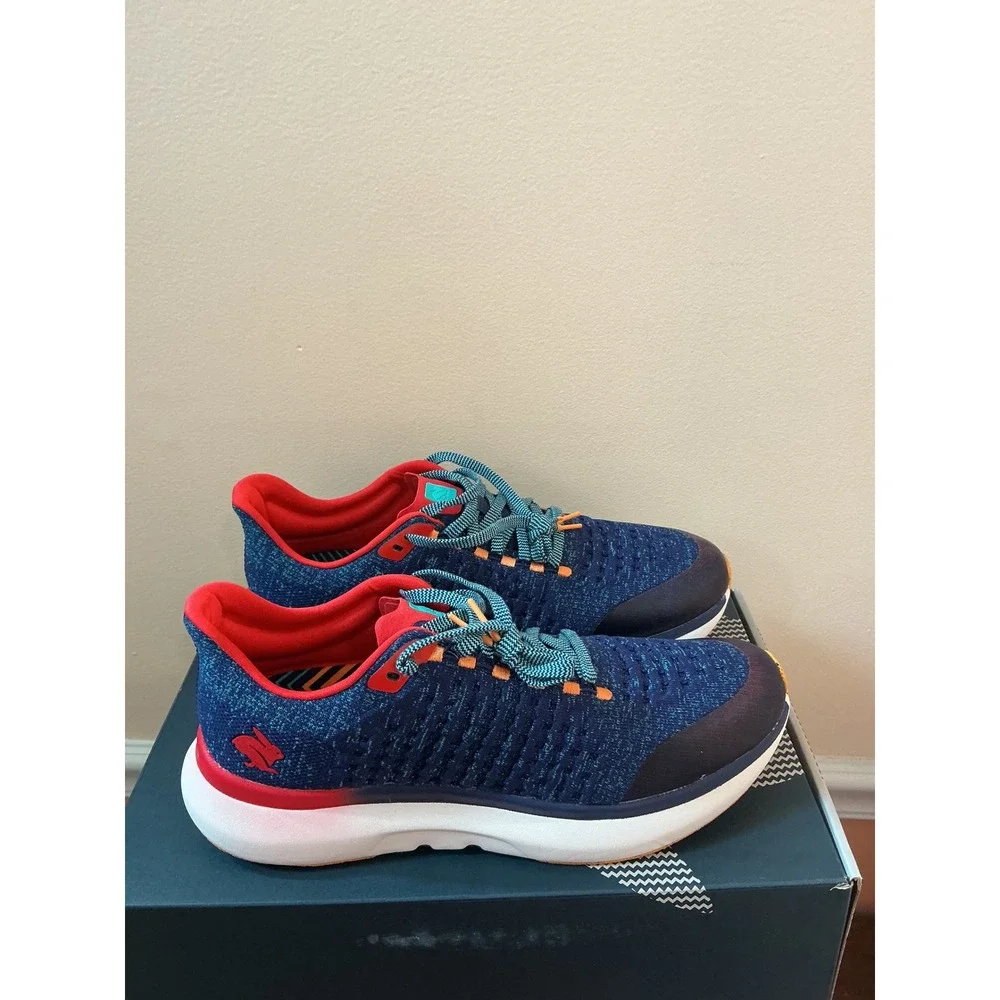 Rabbit Dream Chaser Mens Running Shoes‎ Blue Red Orange Sz 12 M